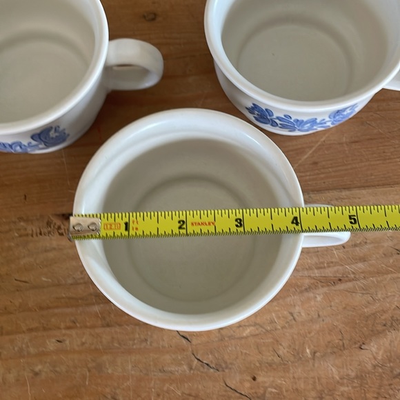 Three Pfaltzgraff Yorktowne 4” Soup/ Chili Mugs - Picture 3 of 7